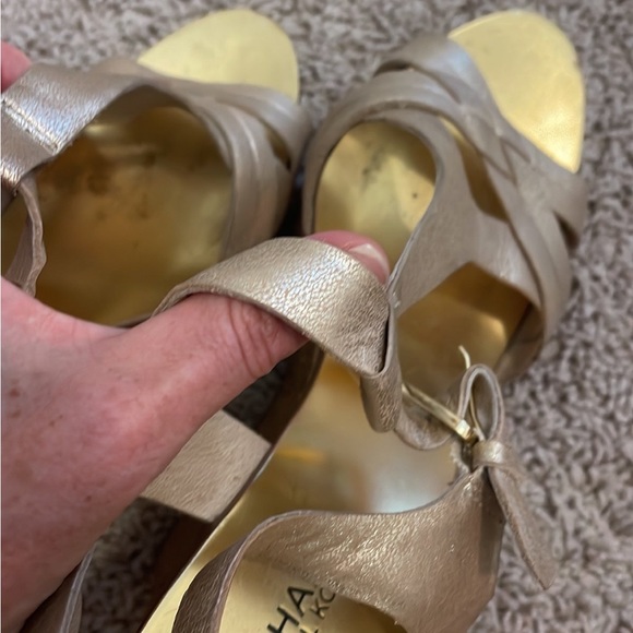 Michael Kors Wedge Sandals (10) - Picture 4 of 6